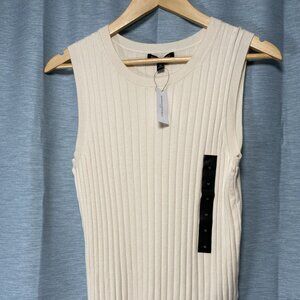 Sleeveless Ribbed Dress Tank
